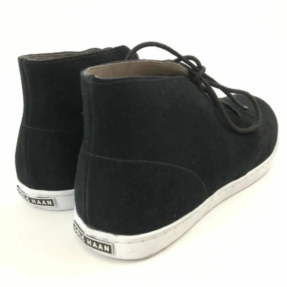 COLE HAAN Black Suede Chukka Boots Sneakers Pinch Weekender Mens Size 9.5